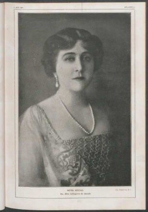 Nota social. - Sra. Alita Livingston de Dorado