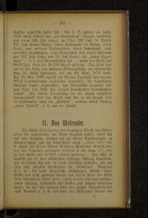 11. Das Weserufer.