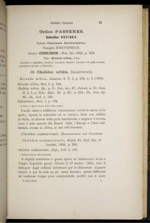 Ordine Passeres.