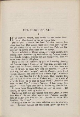 Fra Bergens Stift.