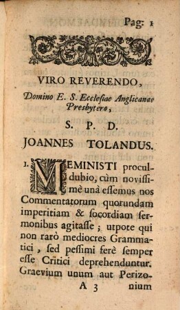Adeisidaemon, sive T. Livius a superstitione vindicatus