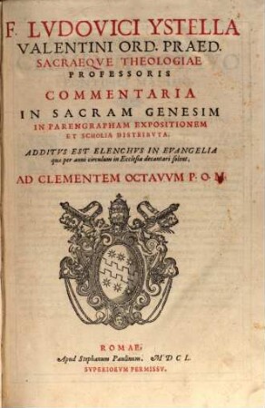 Commentaria in sacram Genesim