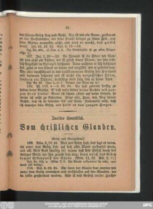 Zweites Hauptstück. Vom christlichen Glauben.