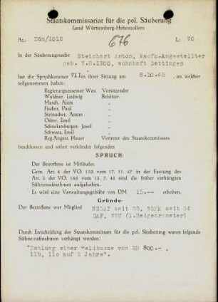Steinhart, Anton