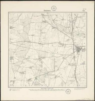 Meßtischblatt 2494 : Ostrowo, 1887 : Ostrowo. - Aufn. 1886. - 1:25000. - [Berlin]: Reichsamt für Landesaufnahme, 1887. - 1 Kt.
