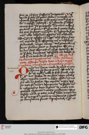 Johannes Gerson, Responsa ad quaestiones quattuor. Quaestio prima: De detractione