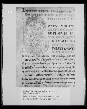 Ms. 225 — Ms. 225, Folio 3versoBuchseite