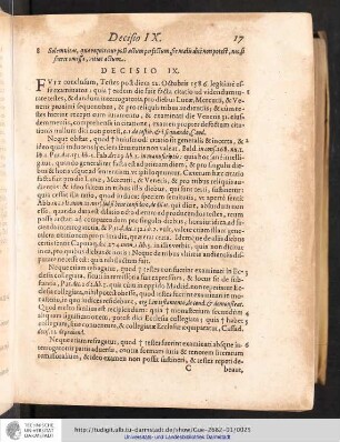 Decisio IX