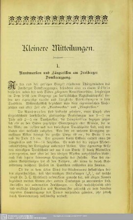 Kleinere Mitteilungen