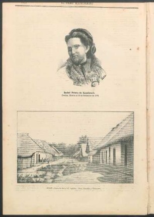 [Retrato de] Isabel Prieto de Landázuri. : Poetisa, Muerta el 28 de Setiembre de 1876
