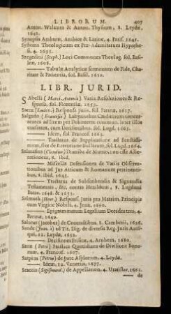 407-420, Libr. Jurid. - Libri Medici.