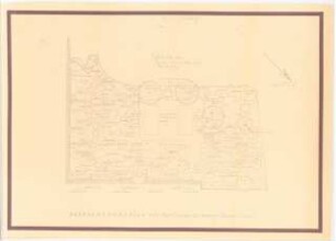 Familiengrabstätte Baron Rechenberg, Potsdam: Pflanzplan 1:50