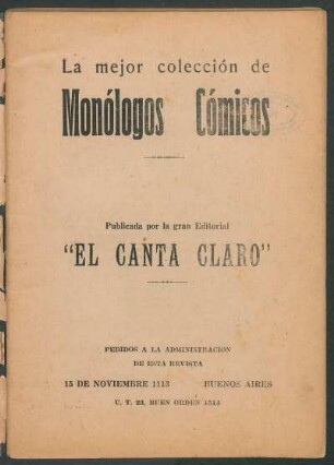 La mejor colección de monólogos cómicos