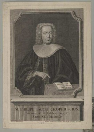 Bildnis des Philipp Iacob Crophius
