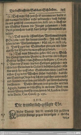 LIIX. Die wunderlich-gefügte Ehe