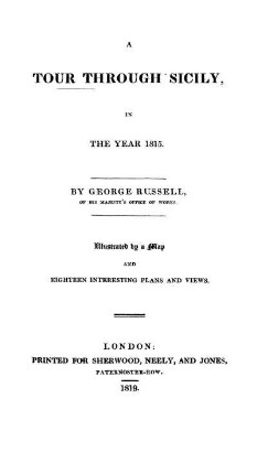 A tour through Sicily in the year 1815