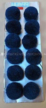 Christbaumschmuck: Blaue Baumgirlande, mit Originalverpackung