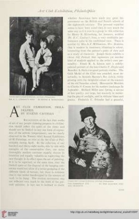 Vol. 61 (1917) = No. 243: Art Club exhibition, Philadelphia