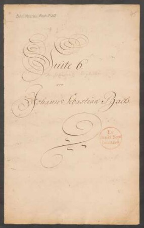 Suiten; cemb; d-Moll; BWV 811