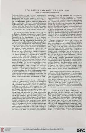 38: Vom Bauen und von der Baukunst : einige wichtige Begriffs-Bestimmungen