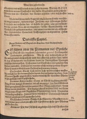 Das eilffte Capitel.
