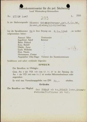 Schönenberger, Thomas
