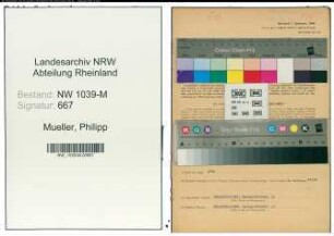 Entnazifizierung Philipp Mueller , geb. 24.04.1901 (Lehrer)