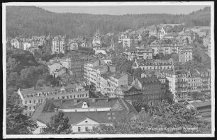 Karlsbad. Westend mit orthodoxer Kirche St. Peter und Paul