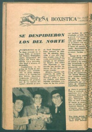 Se despidieron los del Norte