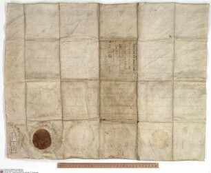 Kaiser Otto [II.] bestätigt auf Bitte des Abtes Werinhar dem Kloster Fulda die Privilegien seiner Vorgänger Pippin, Ludwig, Konrad [I.], Heinrich ...
