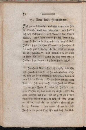 13. Zwey kleine Freundinnen