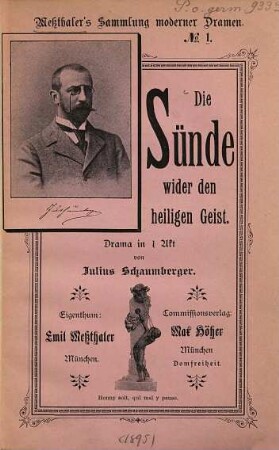Die Sünde wider den heiligen Geist