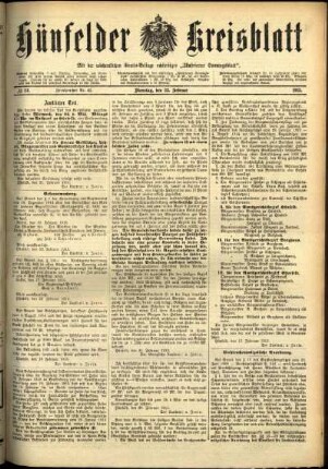 Ausgabe vom Dienstag, den 23. Februar 1915.