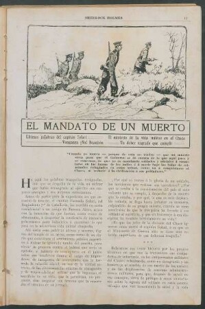 El mandito de un muerto