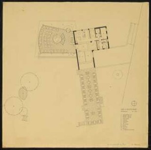 Cafe und Restaurant im Steglitzer Park, Berlin: Grundriss 1:100