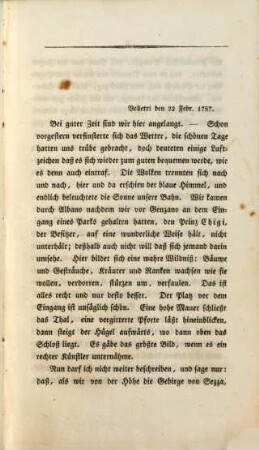 Goethe's Werke : unter des durchlauchtigsten deutschen Bundes schützenden Privilegien. 28. Band, [Italiänische Reise, II]