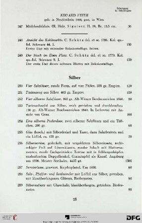 Silber (Nr. 250-270)