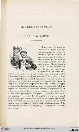 3. Pér. 5.1891: Charles Keene : les artistes contemporains