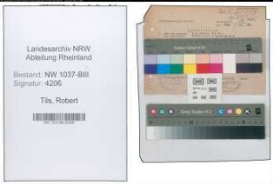 Entnazifizierung Robert Tils , geb. 18.11.1881 (Ingenieur)
