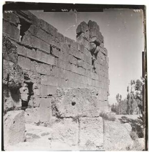 Wand, Baalbek: Ansicht