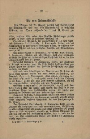 Bis zum Friedensschlusse