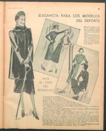 Elegancia para los modelos del deporte [Dibujos]
