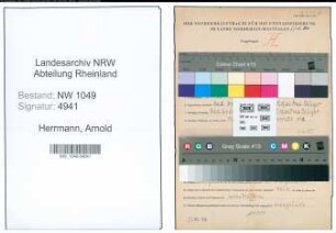 Entnazifizierung Arnold Herrmann , geb. 06.05.1912 (Polizist)