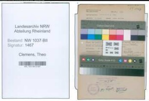 Entnazifizierung Theo Clemens , geb. 11.11.1904 (Verwaltungsgehilfe)