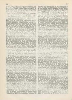 84-85 [Rezension] Gregorovius, Ferdinand, Urban VIII. im Widerspruch zu Spanien und dem Kaiser