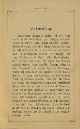 Bruderschafts-Büchlein für die Mitglieder der Armen-Seelen-Bruderschaft