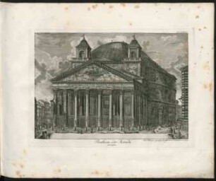 Zum 57. Brief. Pantheon oder Rotonda von aussen.
