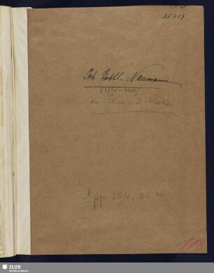 Nr. 65m. Naumann, Johann Gottlieb