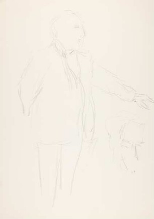 Stehender Mann (Studie für ein Oelbild)