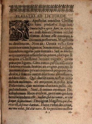 Jus Ac Regimen Charitatis Christianae In Causis Ac Negotiis Civilibus